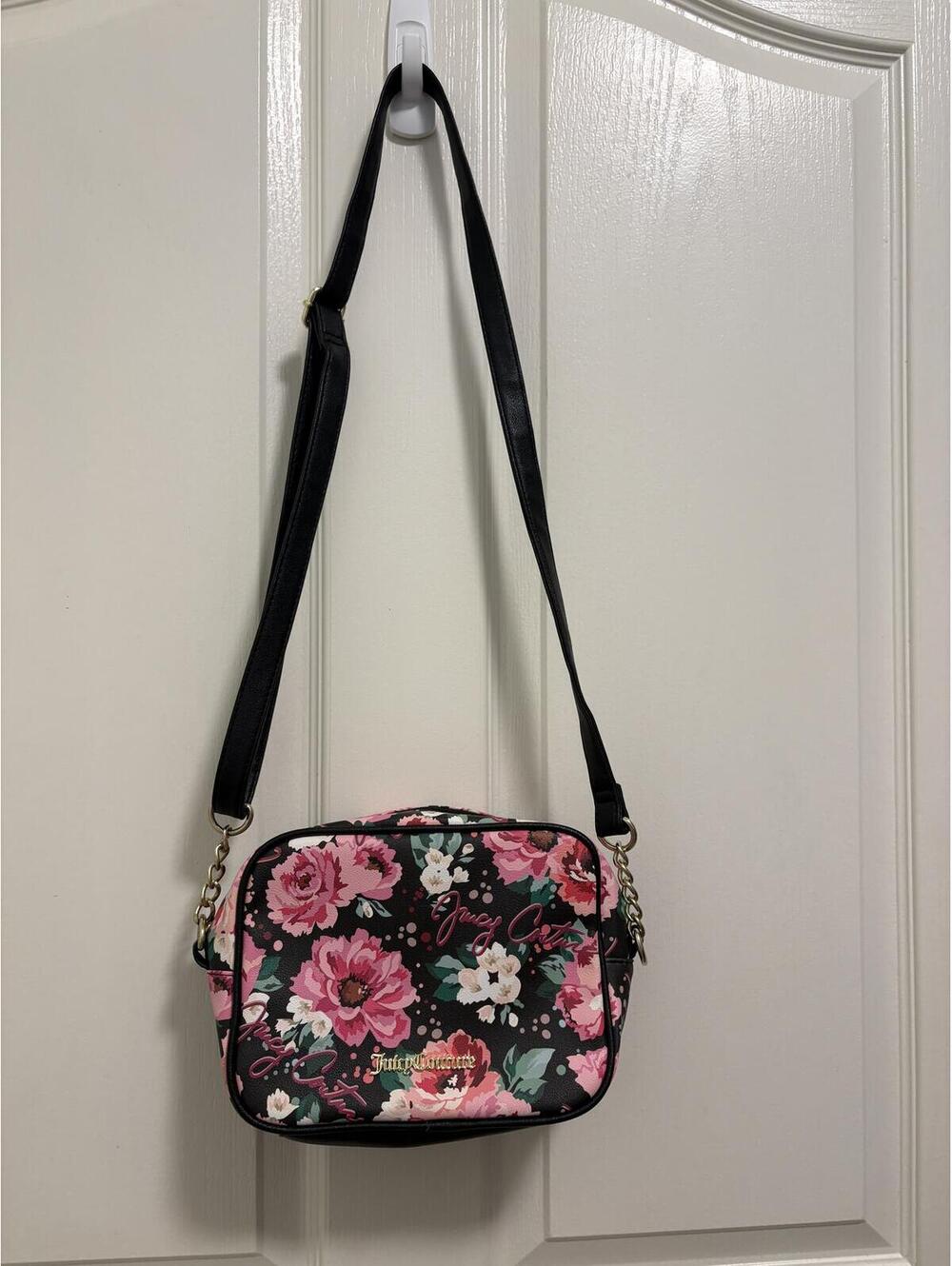 Juicy Couture Floral Crossbody Bag with Adjustable Strap